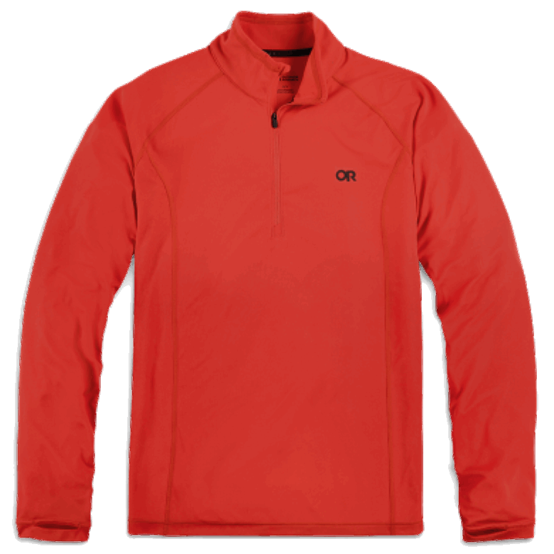 Outdoor Research Herren Echo Quarter Zip Cranberry
