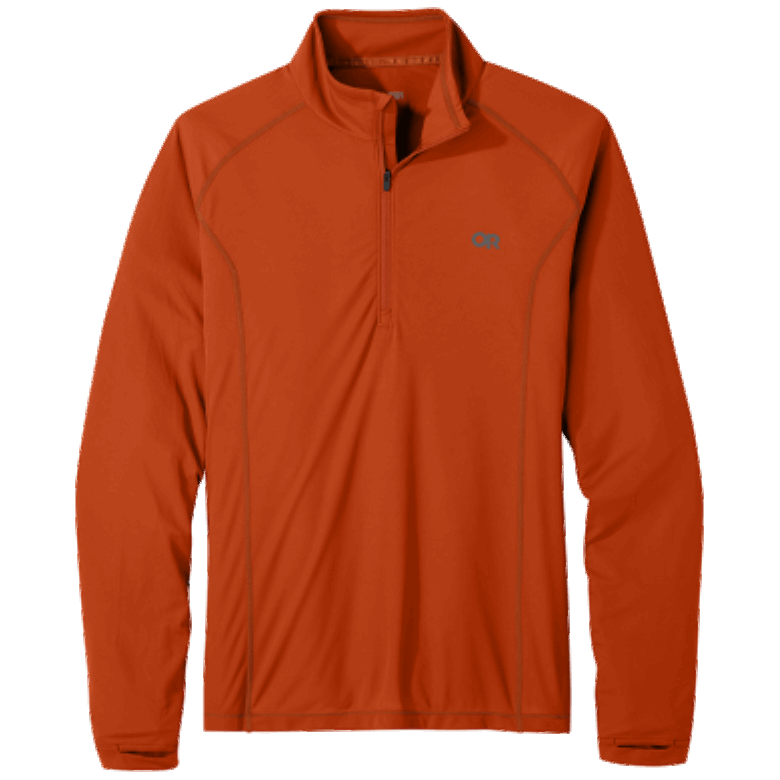 Outdoor Research Herren Echo Quarter Zip Redrock
