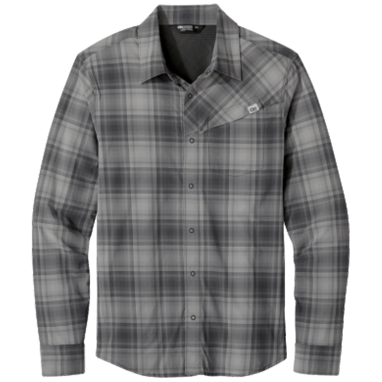 Outdoor Research Herren Astroman L/S Sonnenshirt Storm Plaid