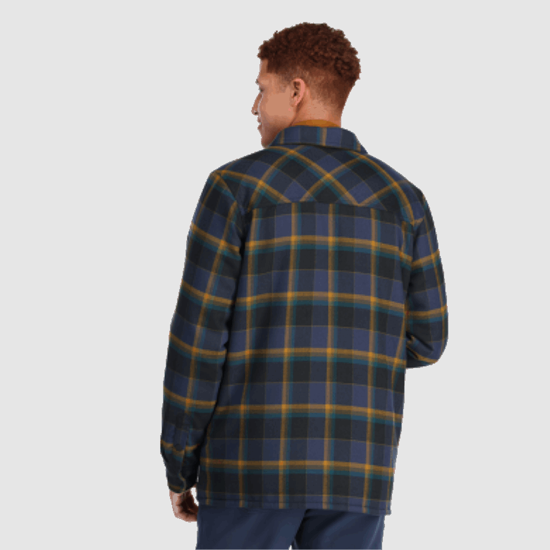 Outdoor Research Herren Feedback Hemdjacke Marineblau Kariert