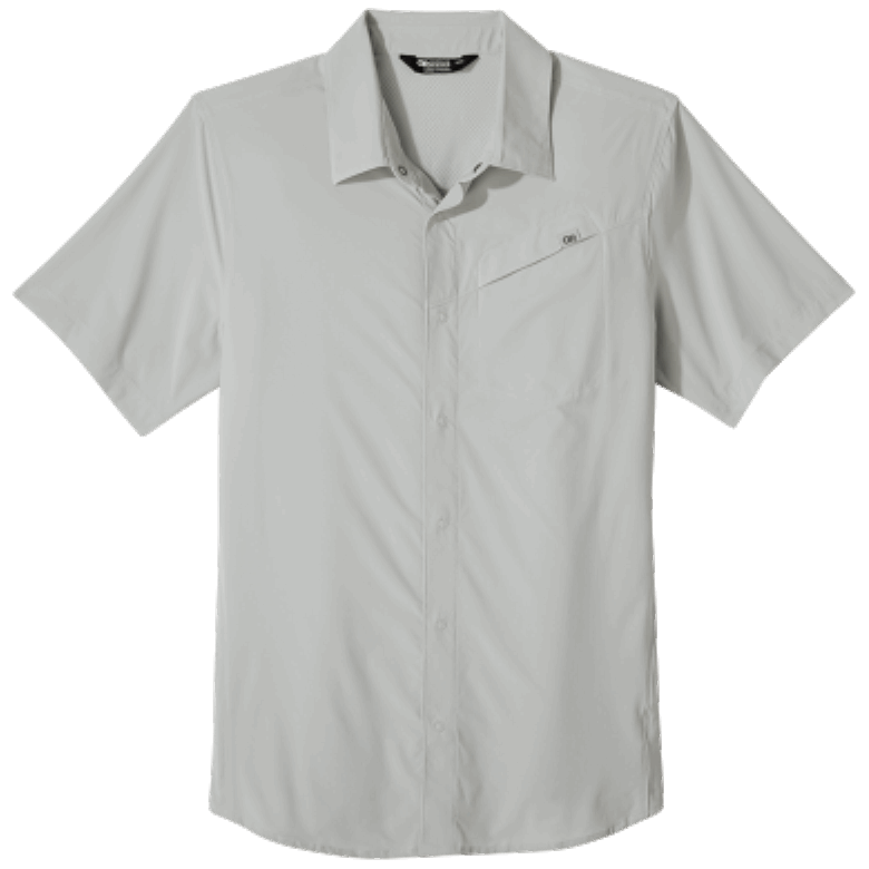 Outdoor Research Astroman S/s Sonnenhemd Für Herren Pebble