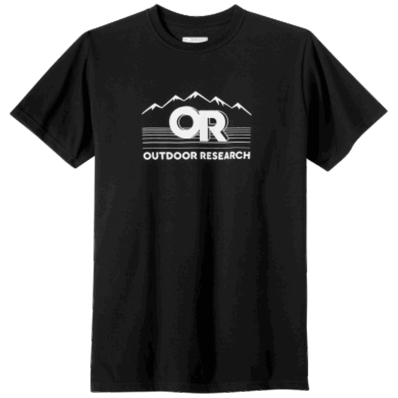 Outdoor Research Oder Advocate S/s T-Shirt Schwarz/weiß