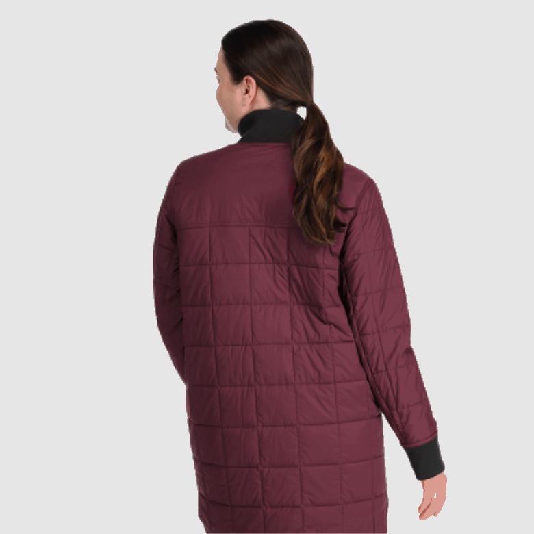 Outdoor Research Damen Shadow Wendeparka Schwarz/kalamata