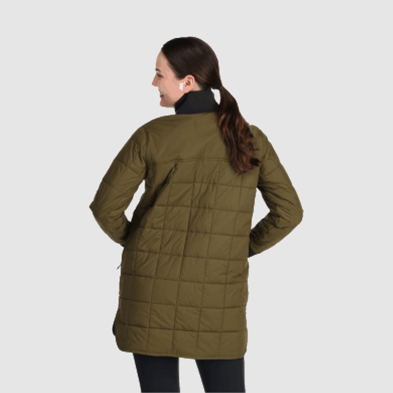 Outdoor Research Damen Shadow Wendeparka Loden/Schwarz