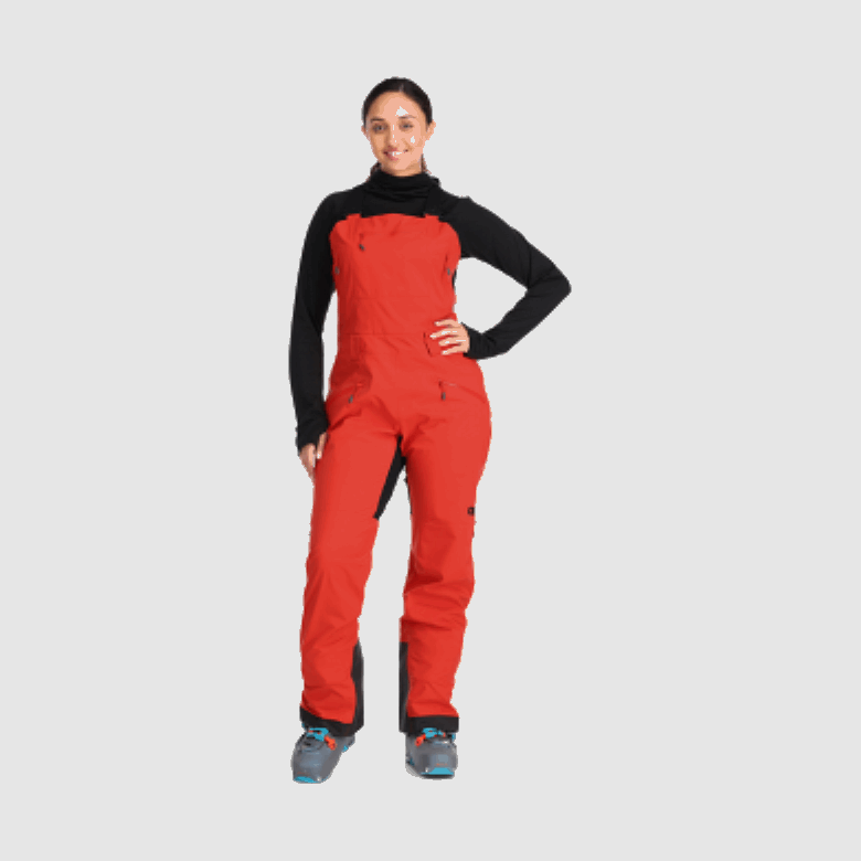Outdoor Research Frauen Halbkugeln Ii Gore-tex® Latzhose Cranberry