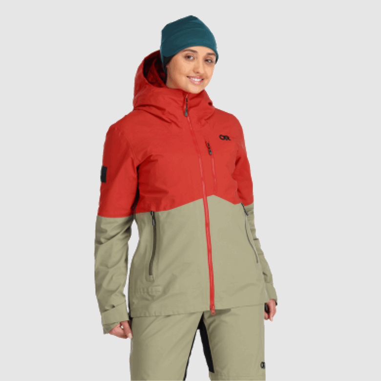 Outdoor Research Hemispheres Ii Gore-tex® Jacke Für Damen Cranberry/flint