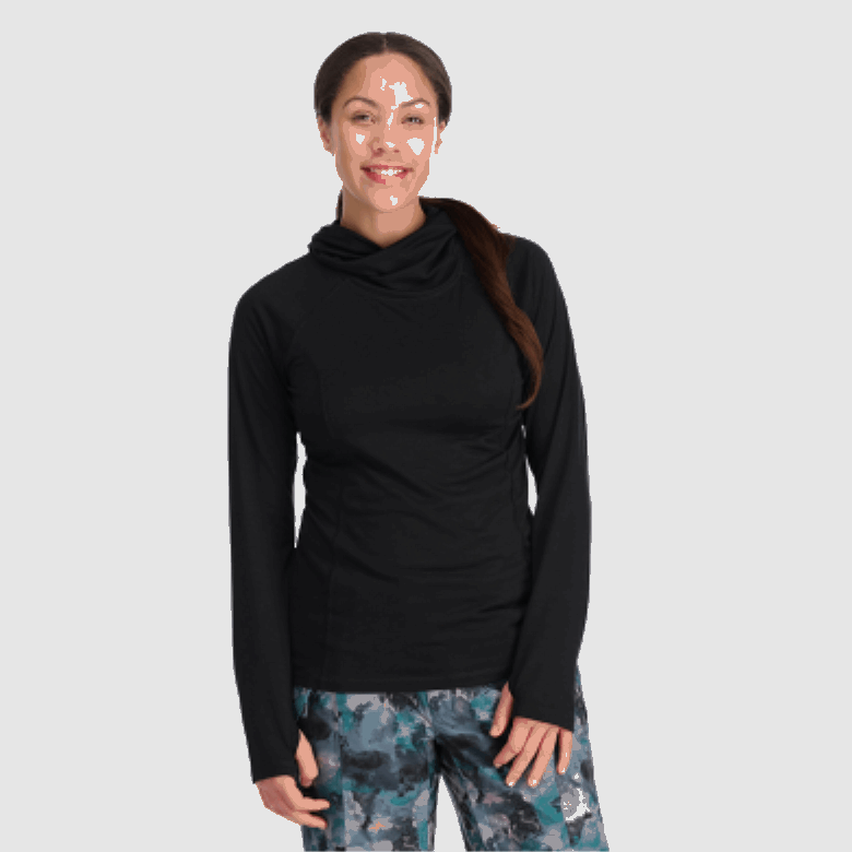 Outdoor Research Damen Alpine Onset Merino 150 Hoodie Schwarz