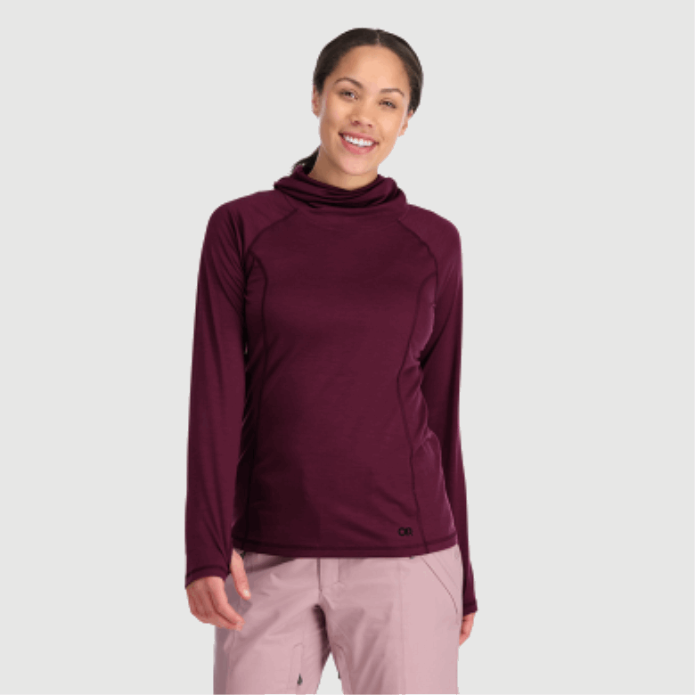 Outdoor Research Damen Alpine Onset Merino 150 Hoodie Kalamata
