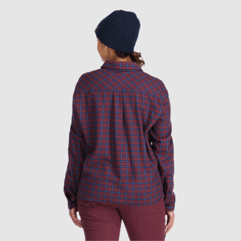 Outdoor Research Damen-Feedback Flanellhemd Light Kalamata Kariert