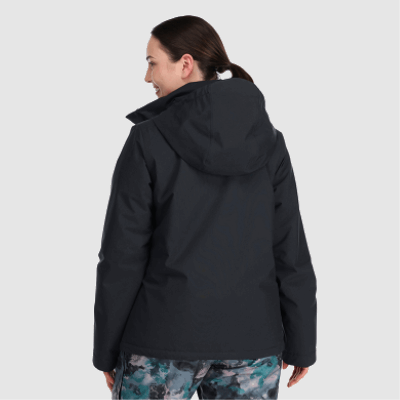 Outdoor Research Snowcrew Reveler Jacke Für Damen Schwarz