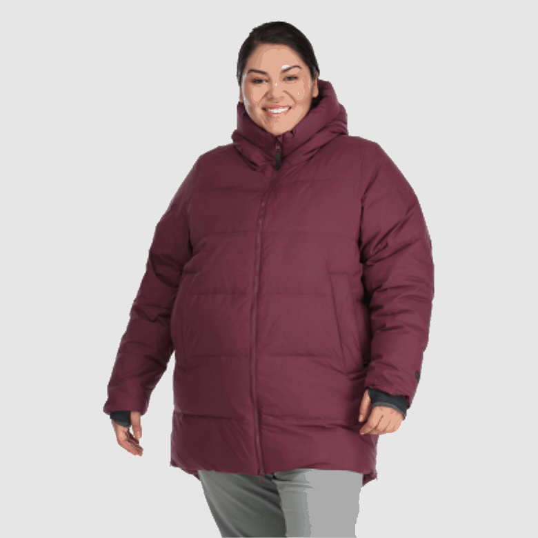 Outdoor Research Coze Daunenmantel Plus Kalamata Für Damen