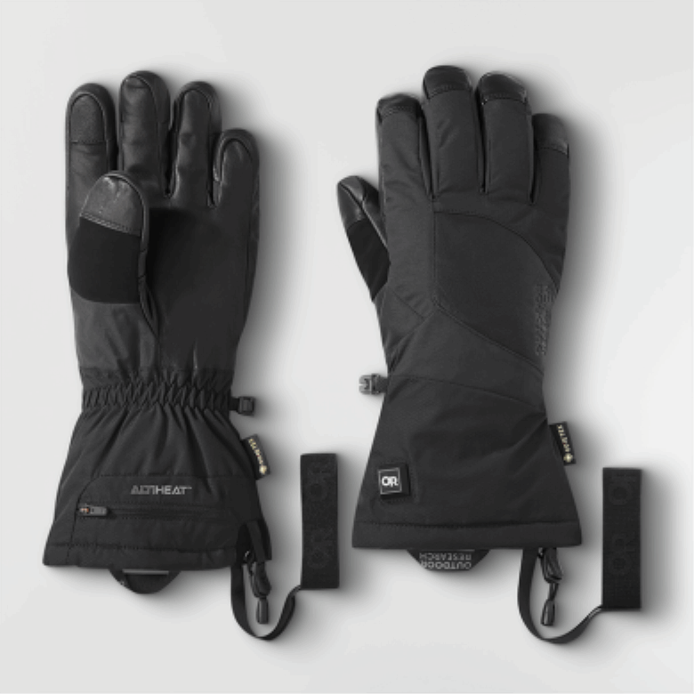 Outdoor-Forschung Herrschen Beheizbare Gore-Tex-Handschuhe Schwarz