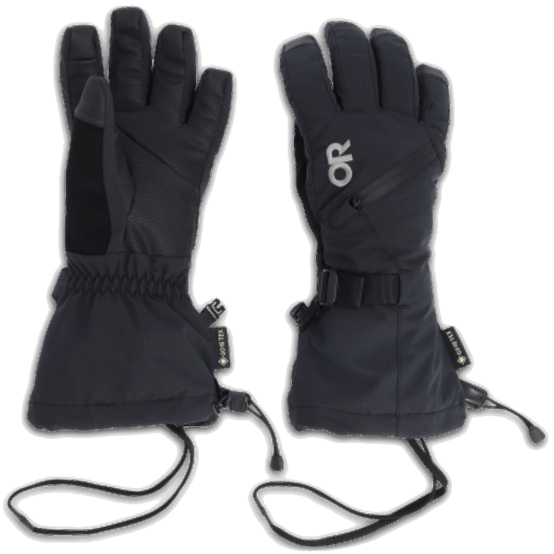 Outdoor Research Women's Revolution II Gore-Tex-Handschuhe Schwarz