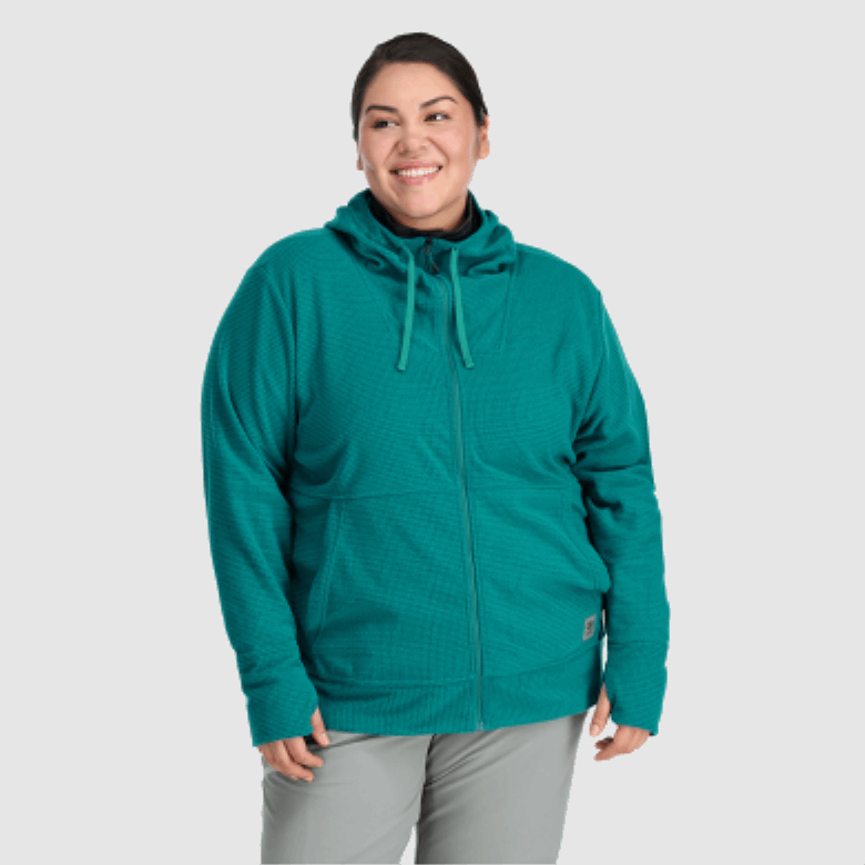 Outdoor Research Damen Trail Mix Hoodie Deep Lake