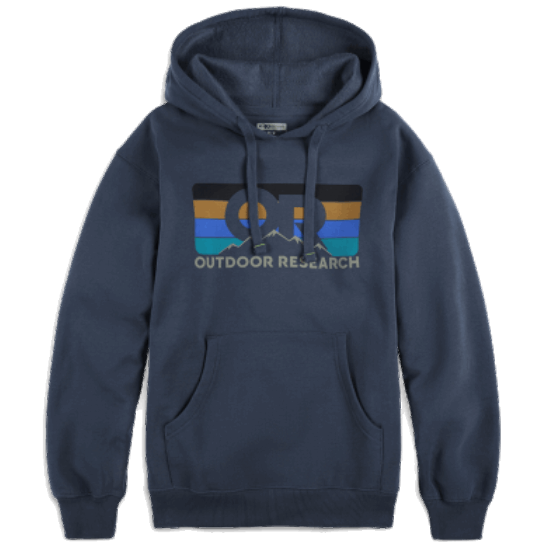 Outdoor Research Oder Advocate Hoodie Marineblau Mit Streifen