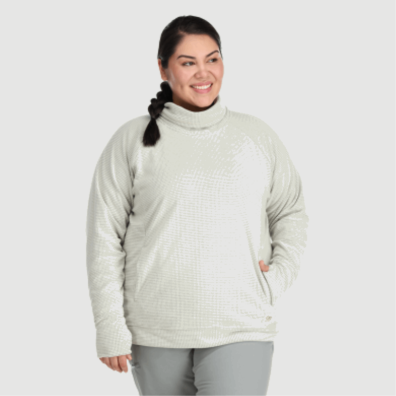 Outdoor Research Damen-Trailmix-Cowl-Pullover Plus Sand