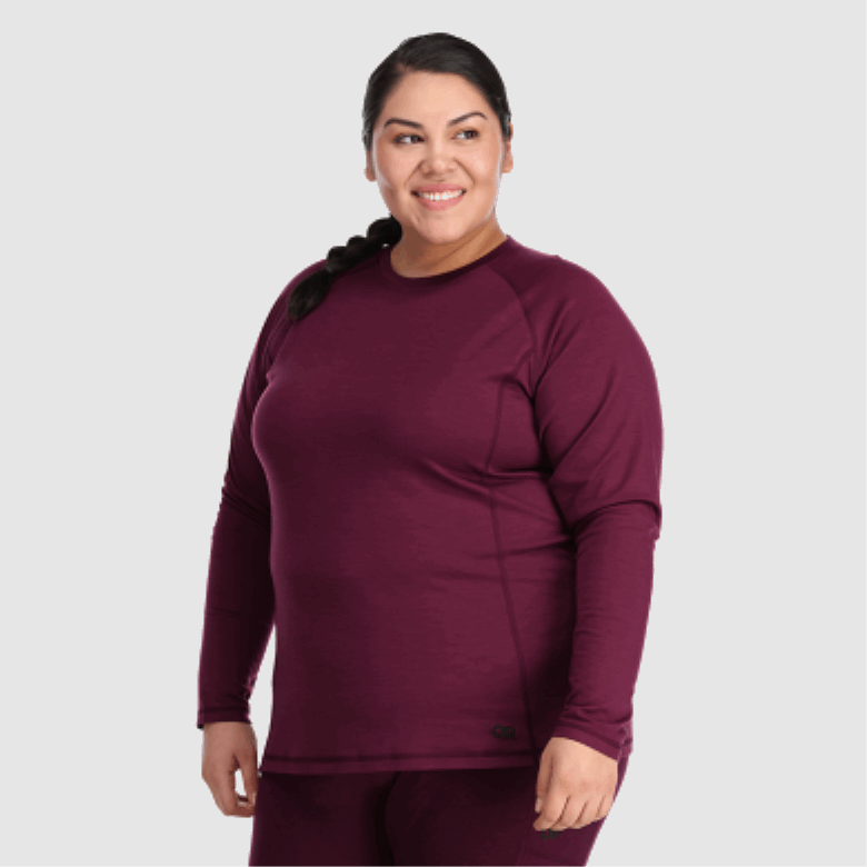 Outdoor Research Alpine Onset Merino 150 Crew-plus Kalamata Für Damen
