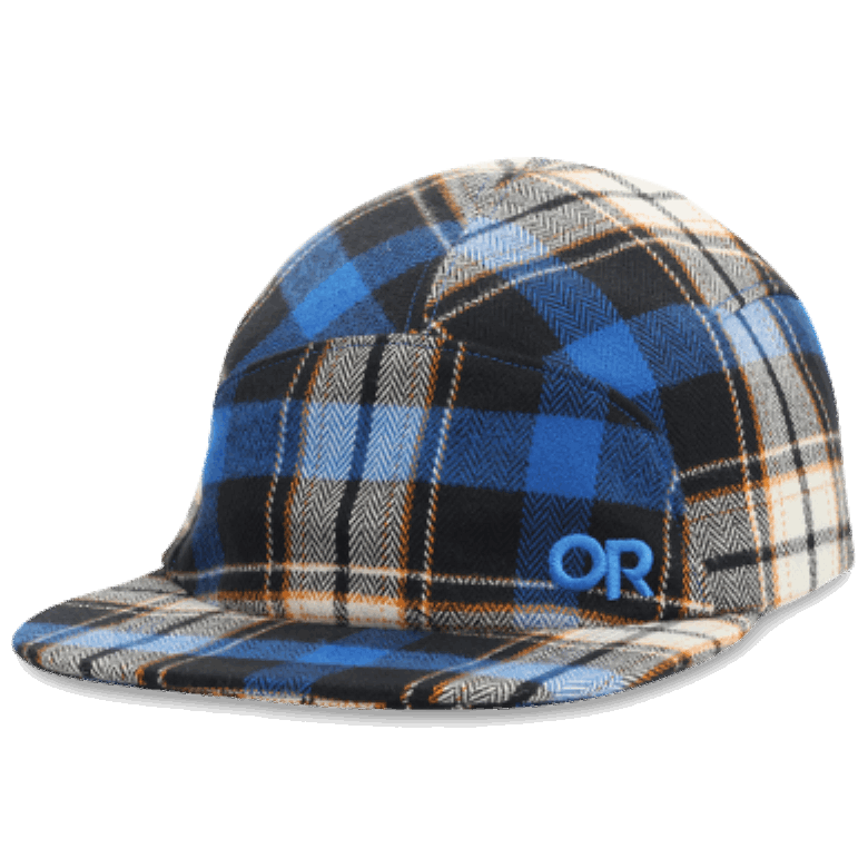 Outdoor Forschung Feedback Flanellmütze Klassisch Blau Kariert