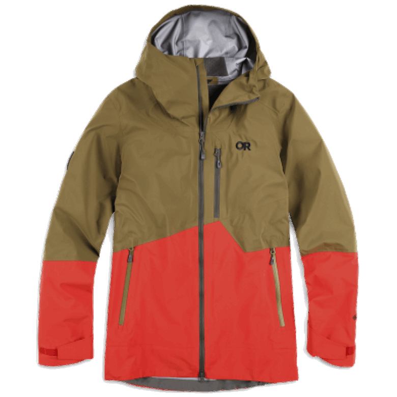 Outdoor Research Herrenjacke Hemispheres II Gore-Tex® Loden/Cranberry