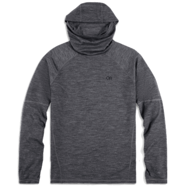 Outdoor Research Alpine Onset Merino 150 Hoodie Für Herren, Anthrazit Meliert