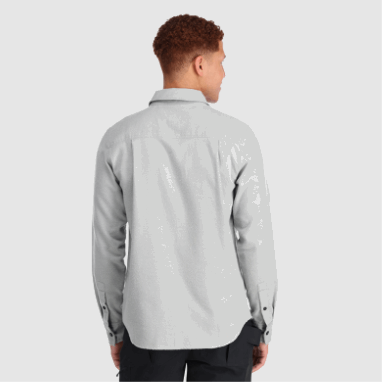 Outdoor Research Herren Feedback Flanellhemd Light Light Pewter