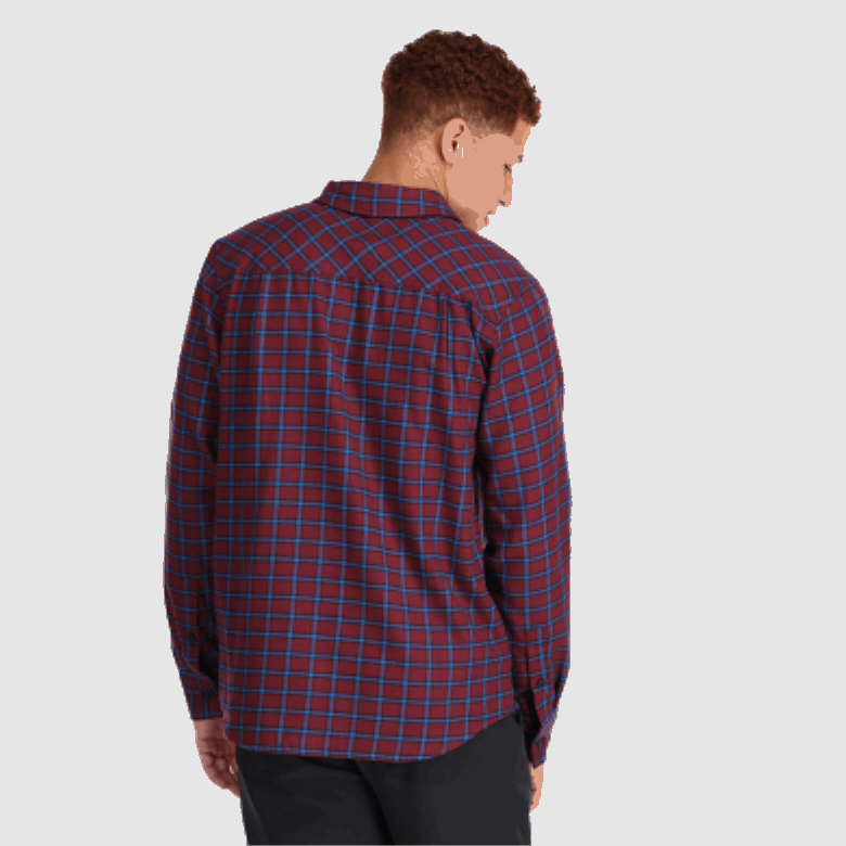 Outdoor Research Herren Feedback Flanellhemd Light Kalamata Kariert