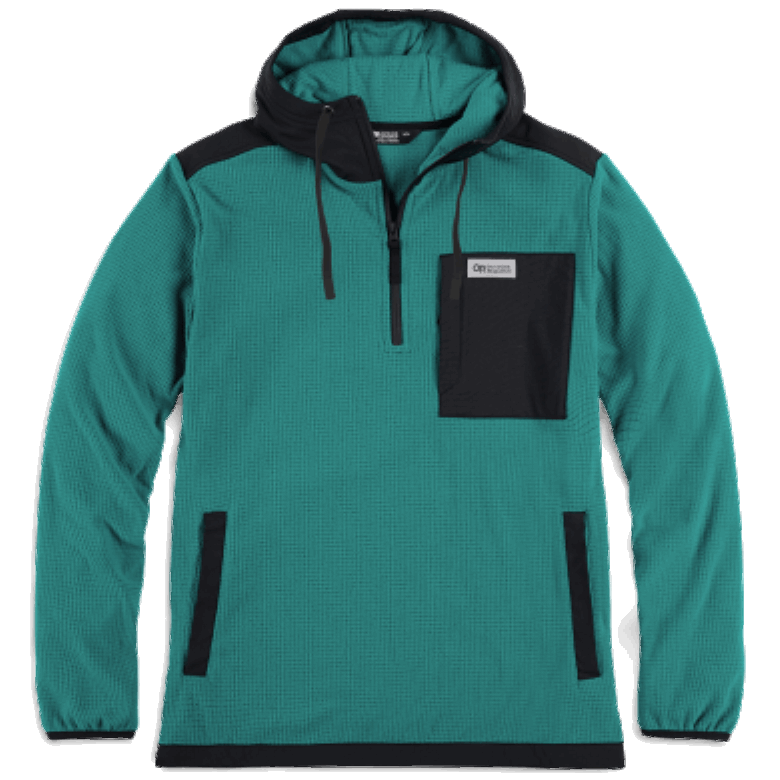 Outdoor Research Herren-Trail-Mix-Pullover-Hoodie Deep Lake/black