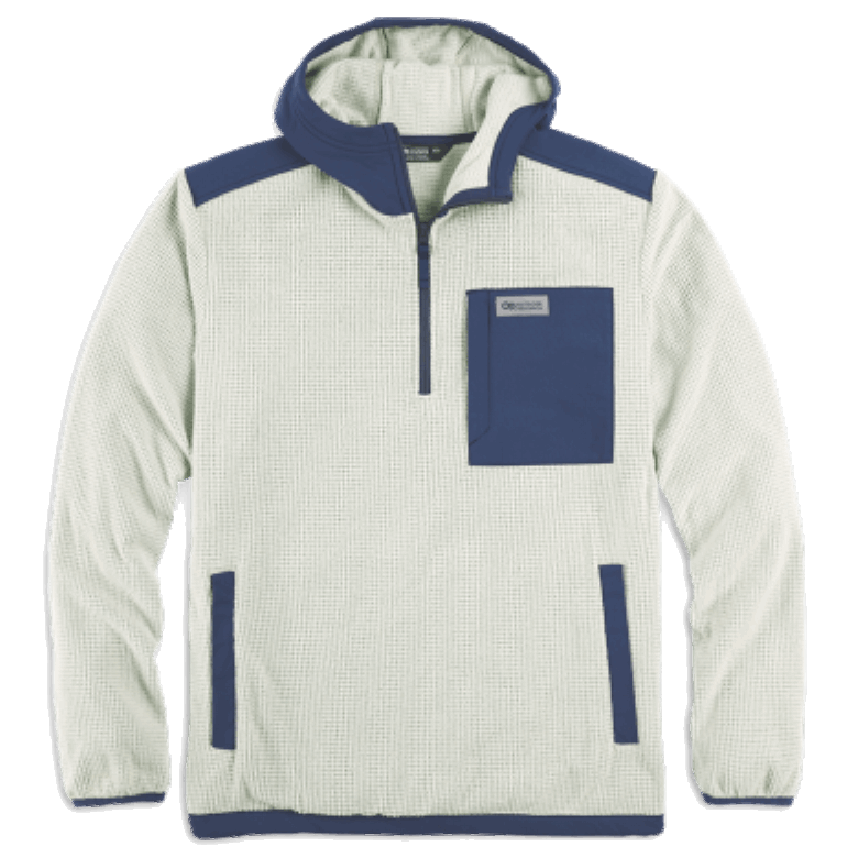 Outdoor Research Herren Trail Mix Pullover Hoodie Sand/Marineblau