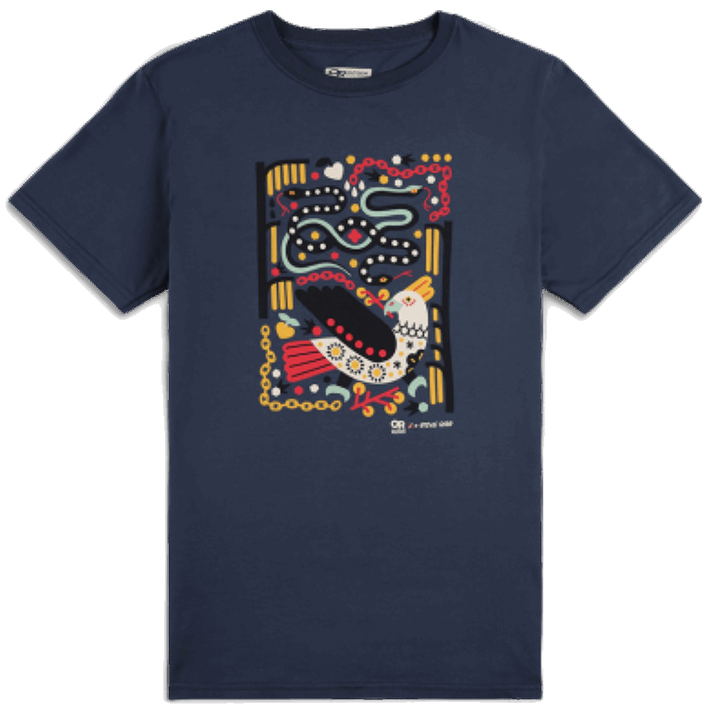 Outdoor Research Artist Series Grafik T-Shirt Marineblau