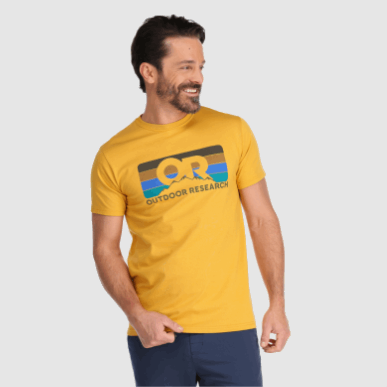 Outdoor Research Oder Advocate Streifen T-Shirt Lärche